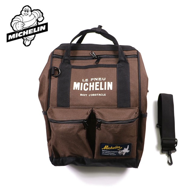 【Michelin】4ウェイバッグリュック【ミシュラン 】バックパック 4waybag / Michelin　ブラウン