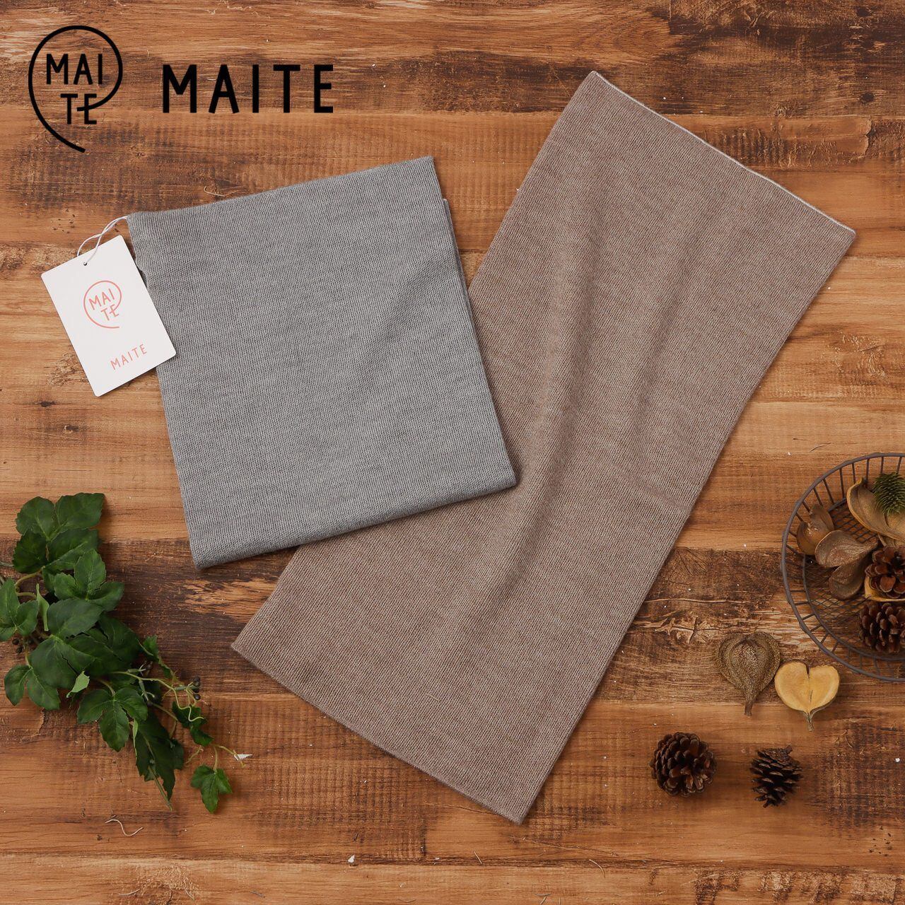 【送料無料】 アルパカ ネックウォーマー レディース ブランド メンズ 冬 シルク おしゃれ ネックカバー 首元 温める あったか グレー ブラウン マイテ MAITE NW005 Mt008