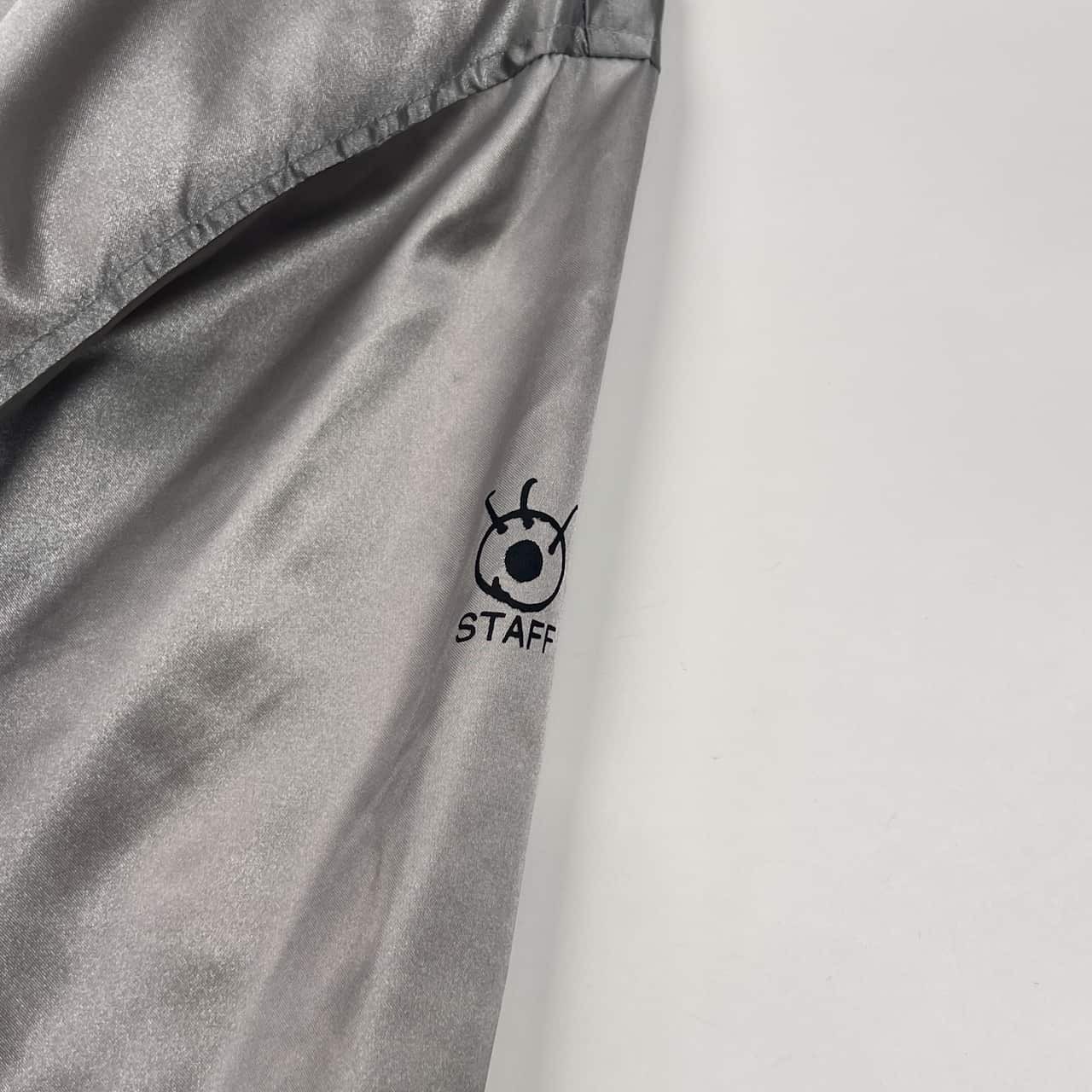 リバーシブル FUJISANKEI COMMUNICATIONS GROUP フジサンケイグループ ナイロン ジャケット ジャンパー LL/シルバー イエロー/フジテレビ/メンズ