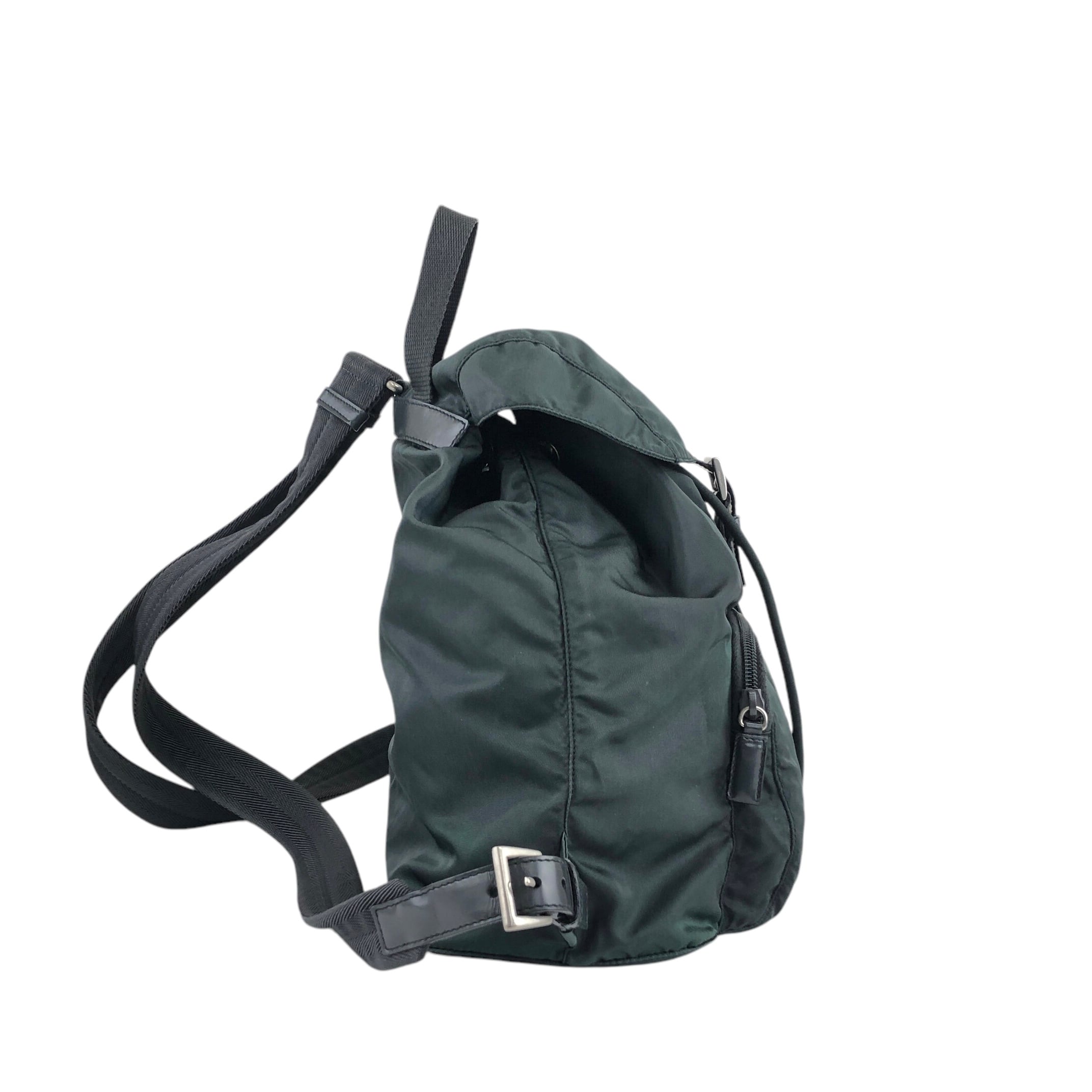 PRADA プラダ ナイロン トライアングルロゴバックパック リュック グリーン PRADA プラダ バックパック グリーン トライアングルロゴ