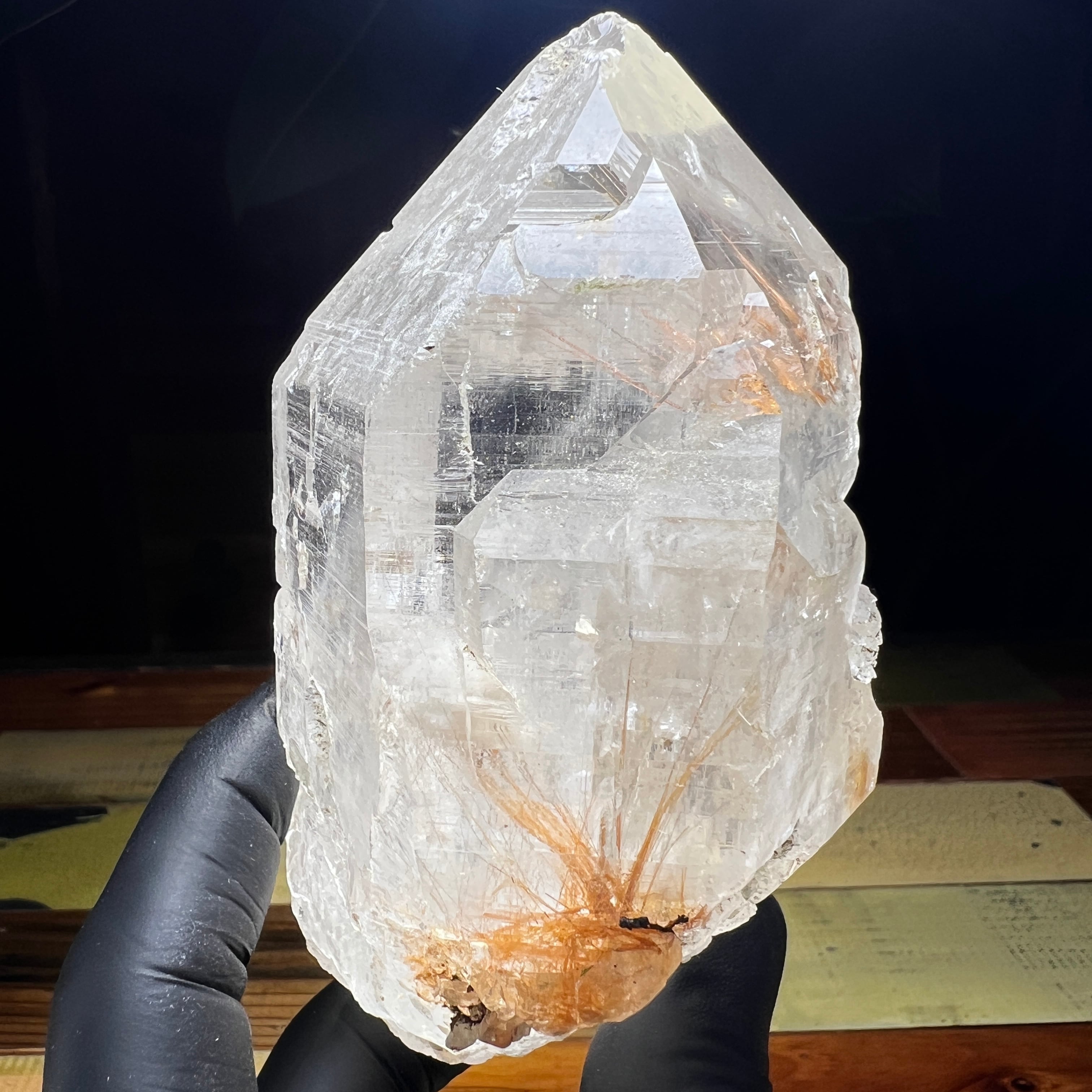 レコードキーパー✨  ブラジル・ミナスジェライス州 水晶　クリスタル　原石 レコードキーパー✨ ブラジル・ミナスジェライス州 水晶