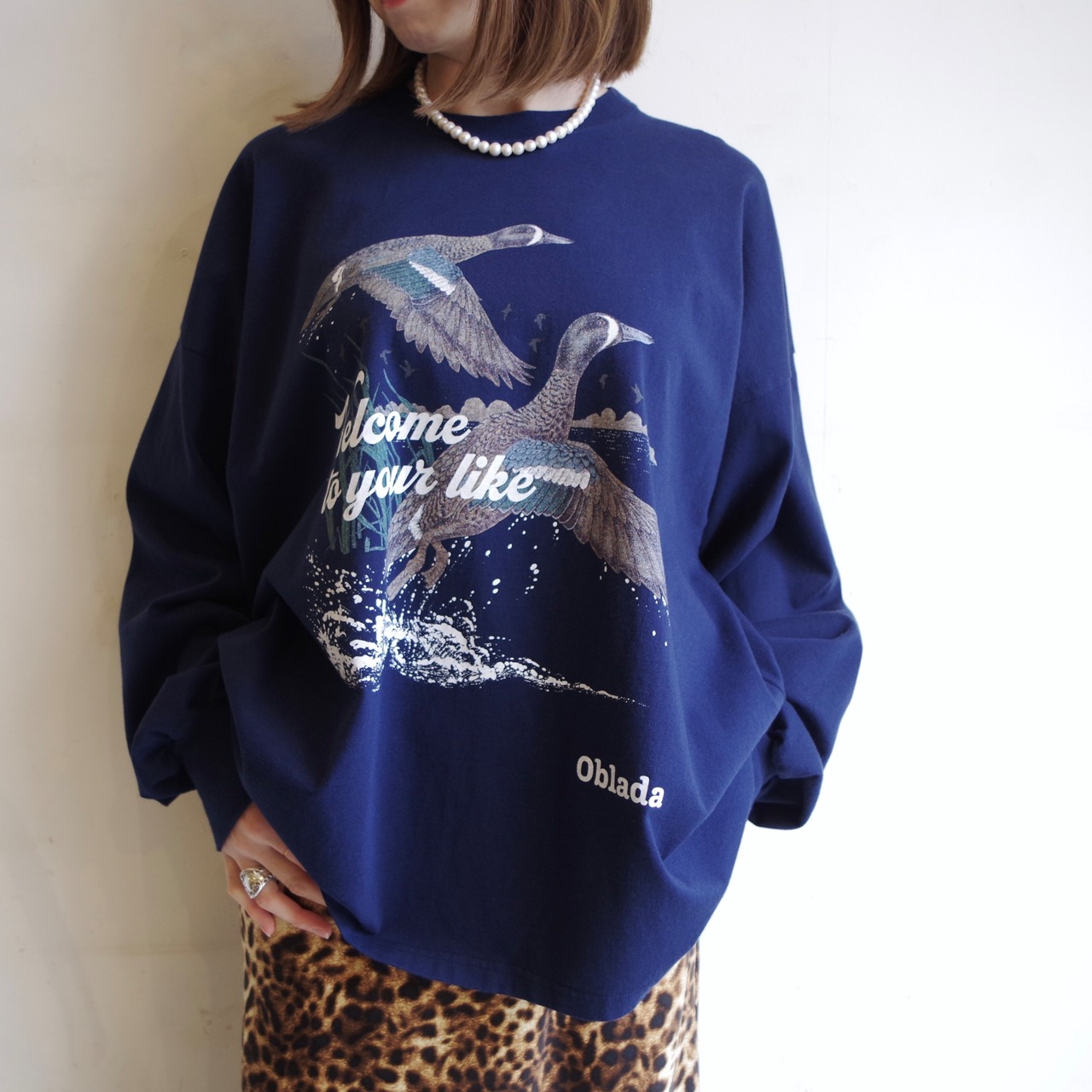 Oblada BIRD LONG TEE