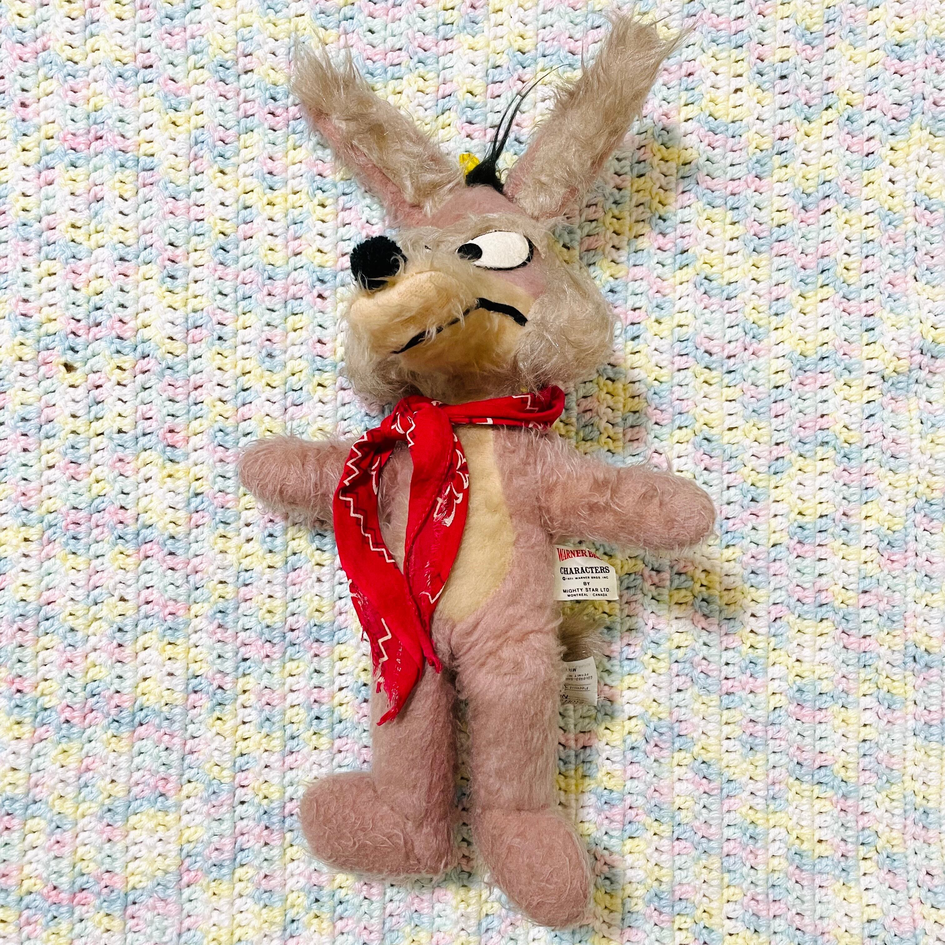 WILE E. COYOTE PLUSH TOY ワイリーコヨーテぬいぐるみ バンダナ 45 