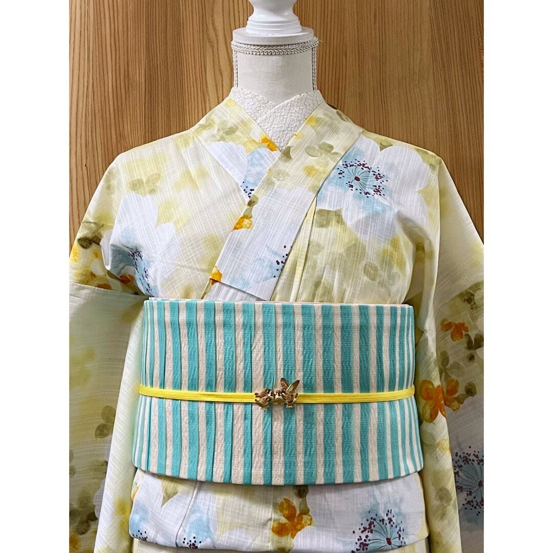 ◇オサレ市松半幅帯♡リバーシブル◇ なにげなく