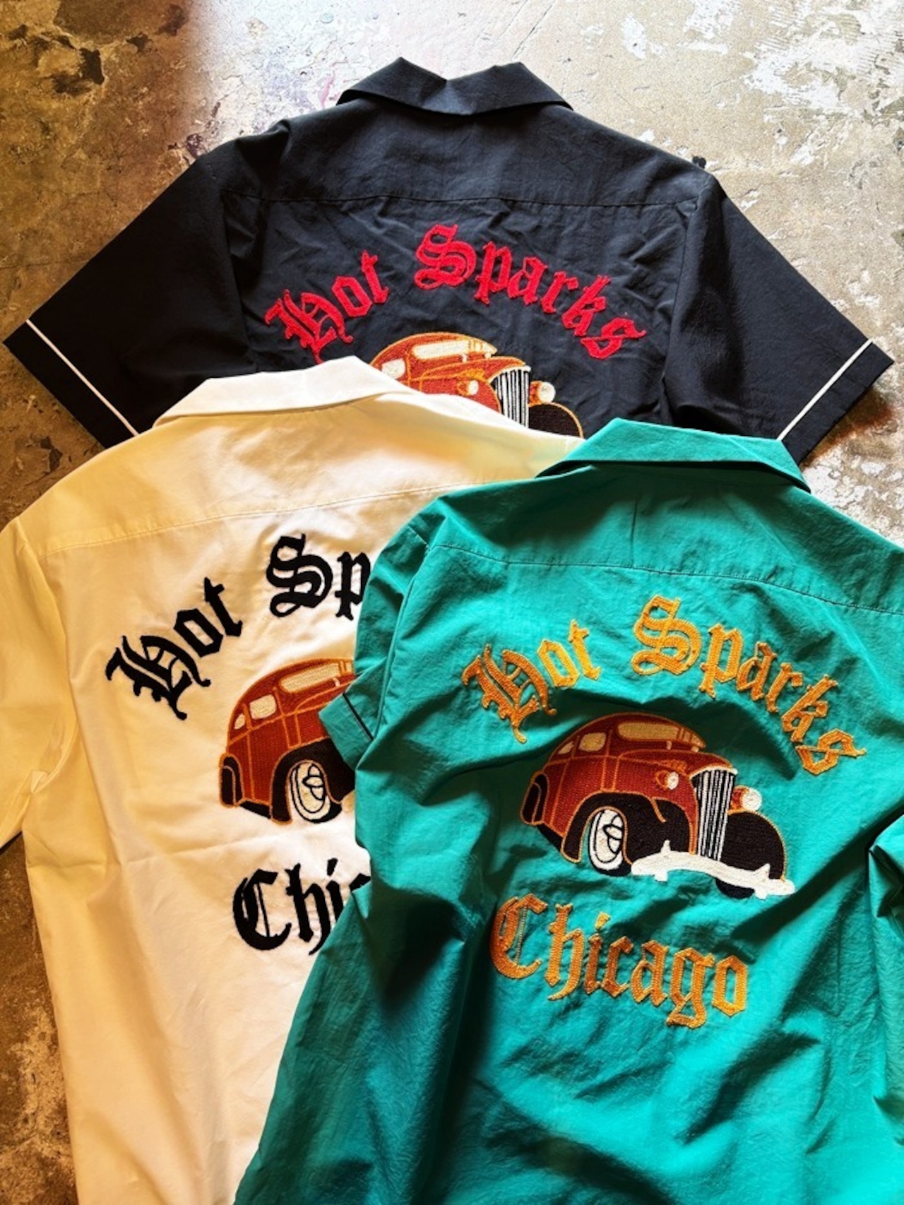 HOUSTON / BROAD BOWLING SHIRT(HOT SPARKS) / ブロードボーリングシャツ / 41321 - 5