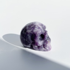 レピドライト スカル03◇Lepidolite Skull◇天然石・パワーストーン・鉱石