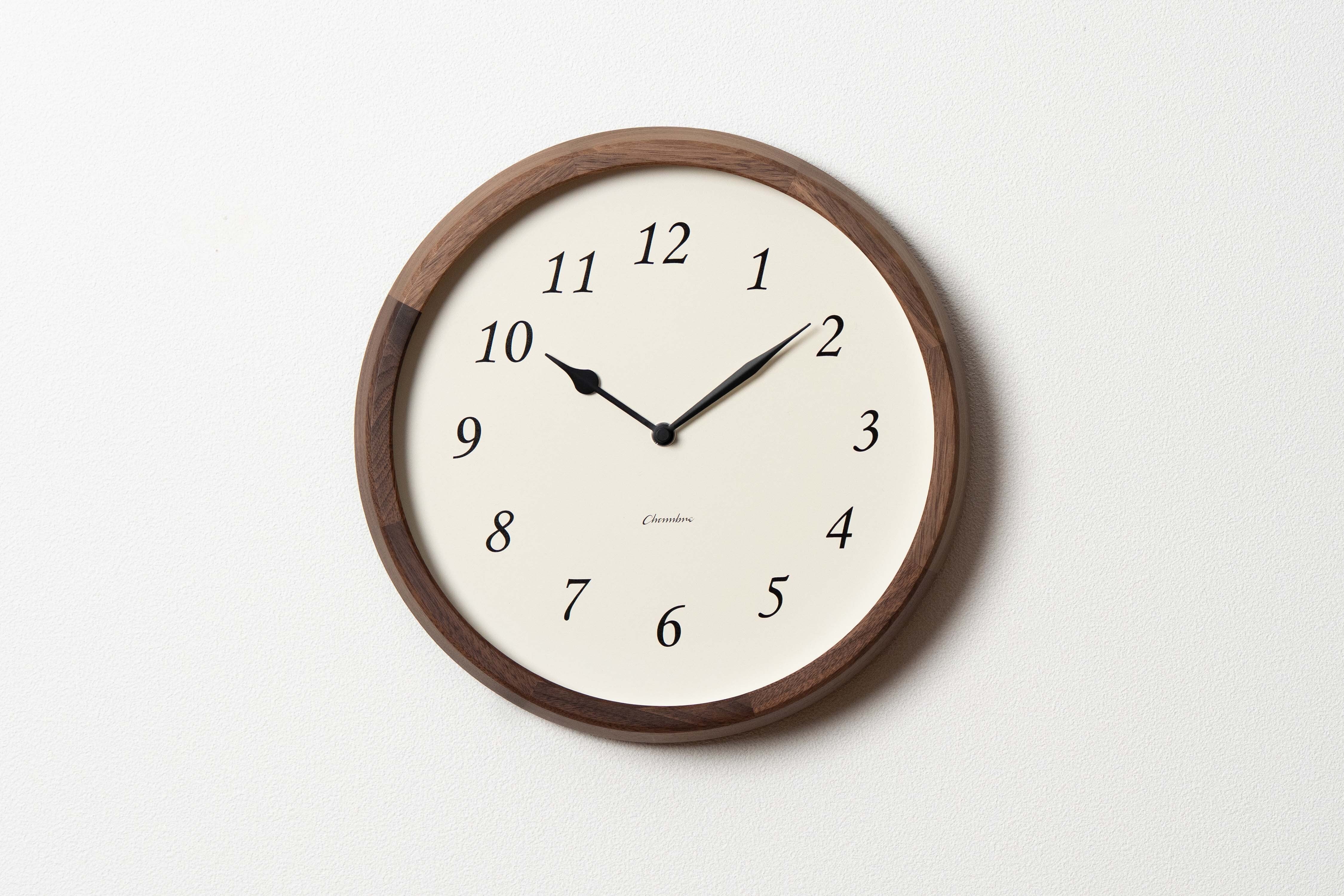電波時計 PUBLIC CLOCK CAFE BROWN | シャンブル【CHAMBRE】byインターゼロ