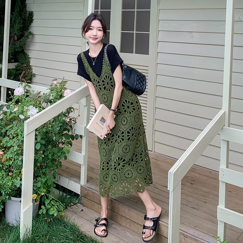 美品 ワンピース 0~113巻 全巻セット ＋ GREEN 143cm〜 クロシェあみシャツワンピースセット | kanaji（カンアジ） 低