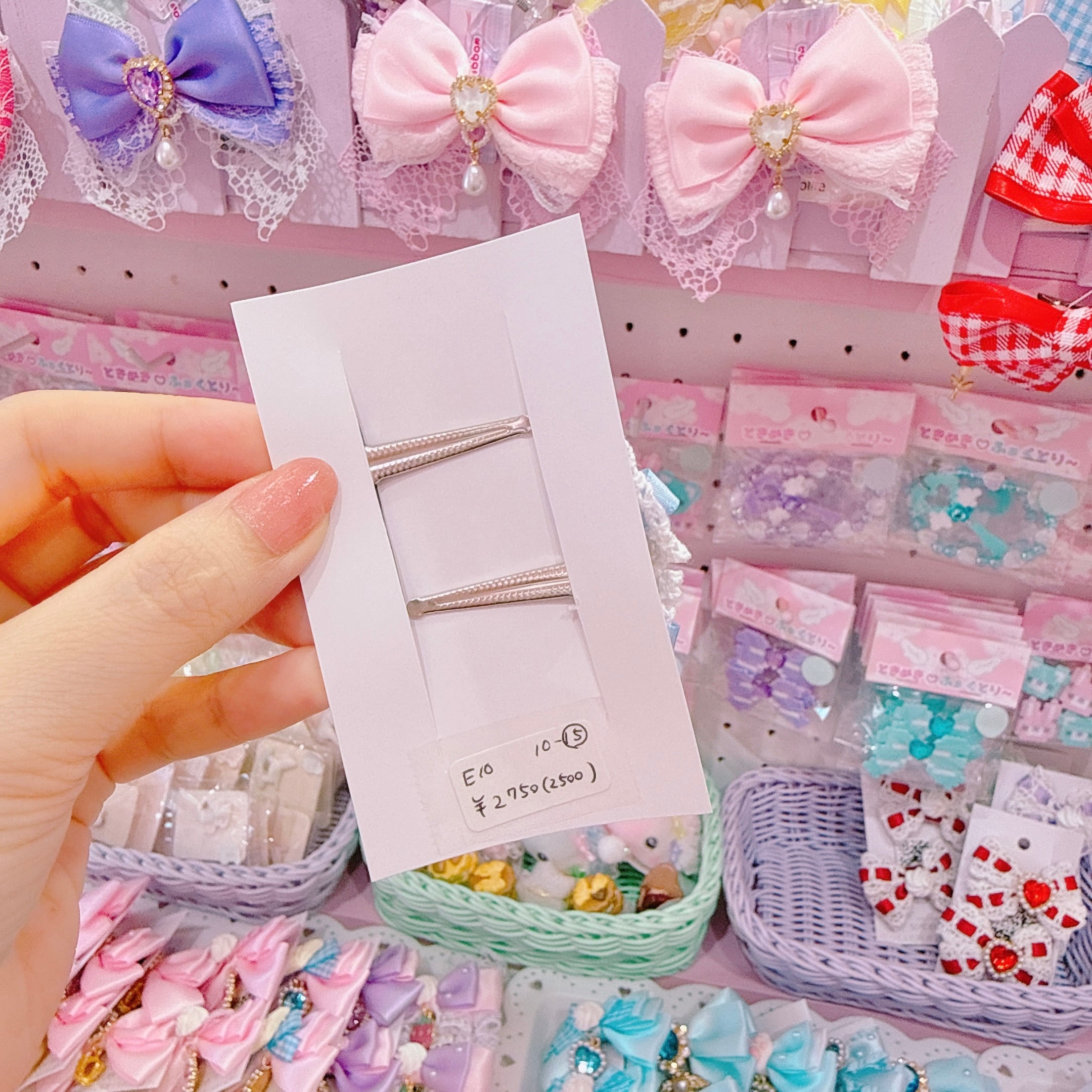 【E10】10-15ツインヘアクリップ
