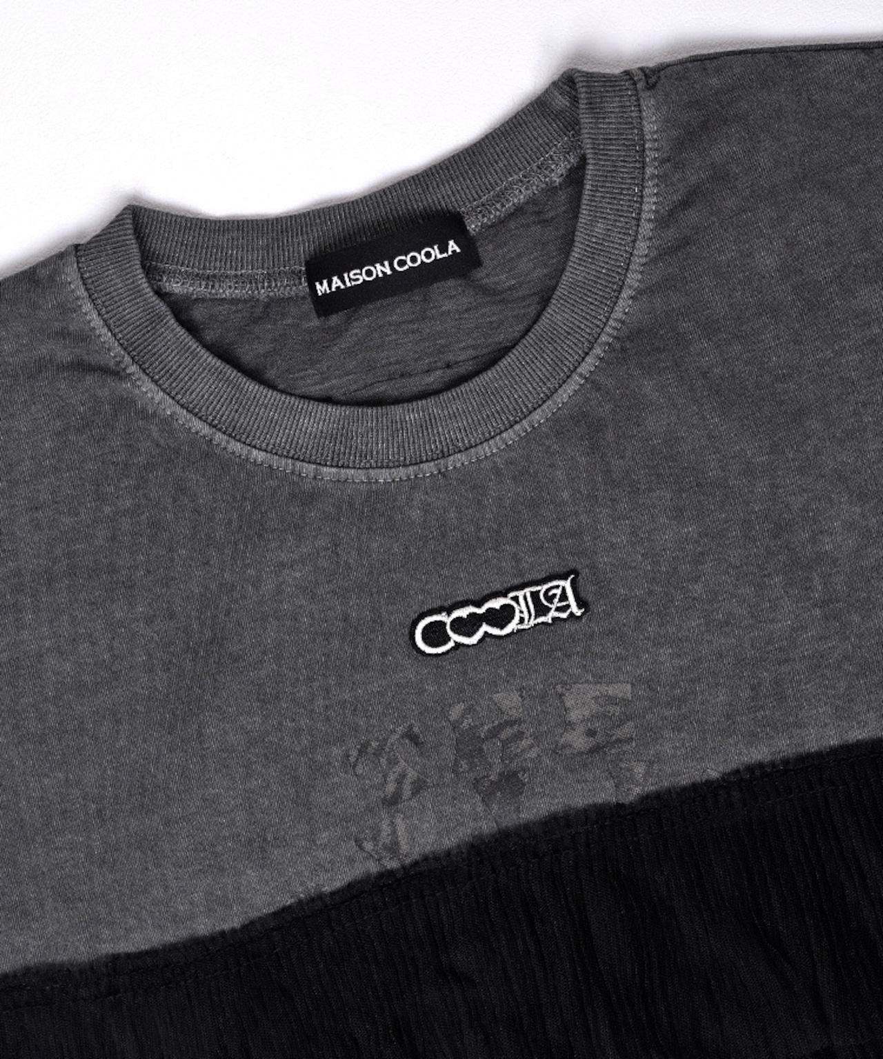 フリル&レースルーズTシャツ (WHITE) CQ-48033