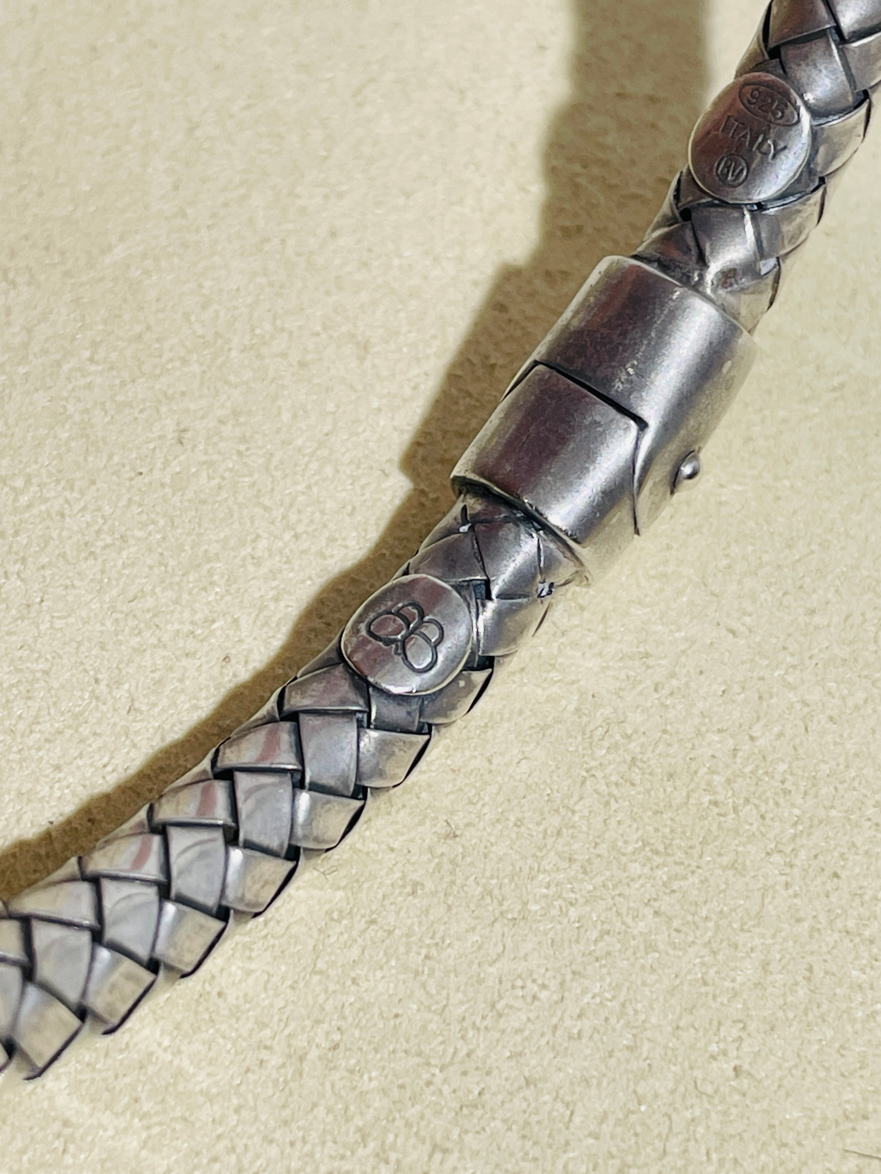 Intrecciato Woven Bangle -BOTTEGA VENETA- | Tender Records