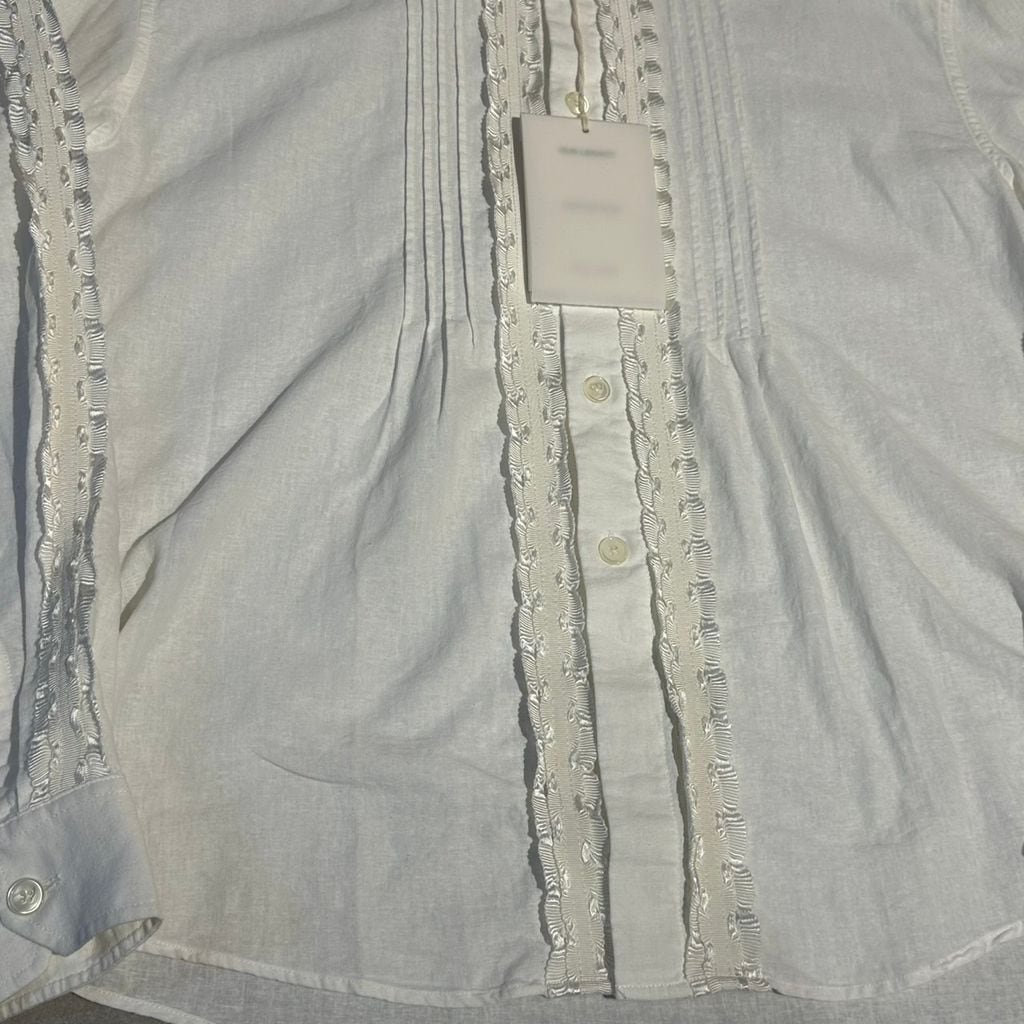 OUR LEGACY アワーレガシー 24AW BEYOND SHIRT White Kitchen Weave