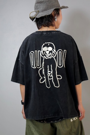 NEW!天竺ビンテージ加工DOG刺繍クルー【12604-476-10】2026SS