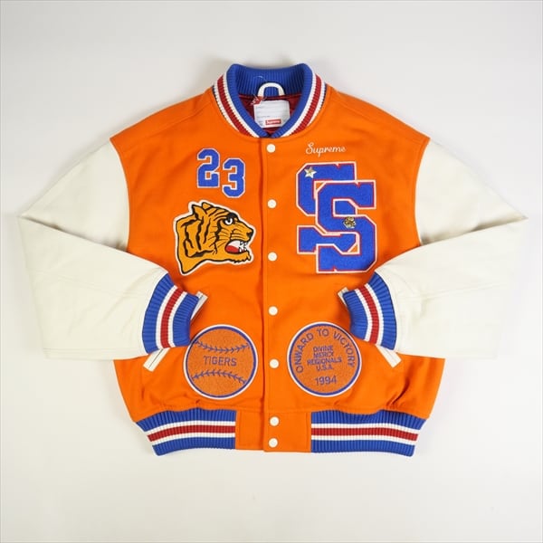 Size【M】 SUPREME シュプリーム 23AW Tiger Varsity Jacket Orange ...