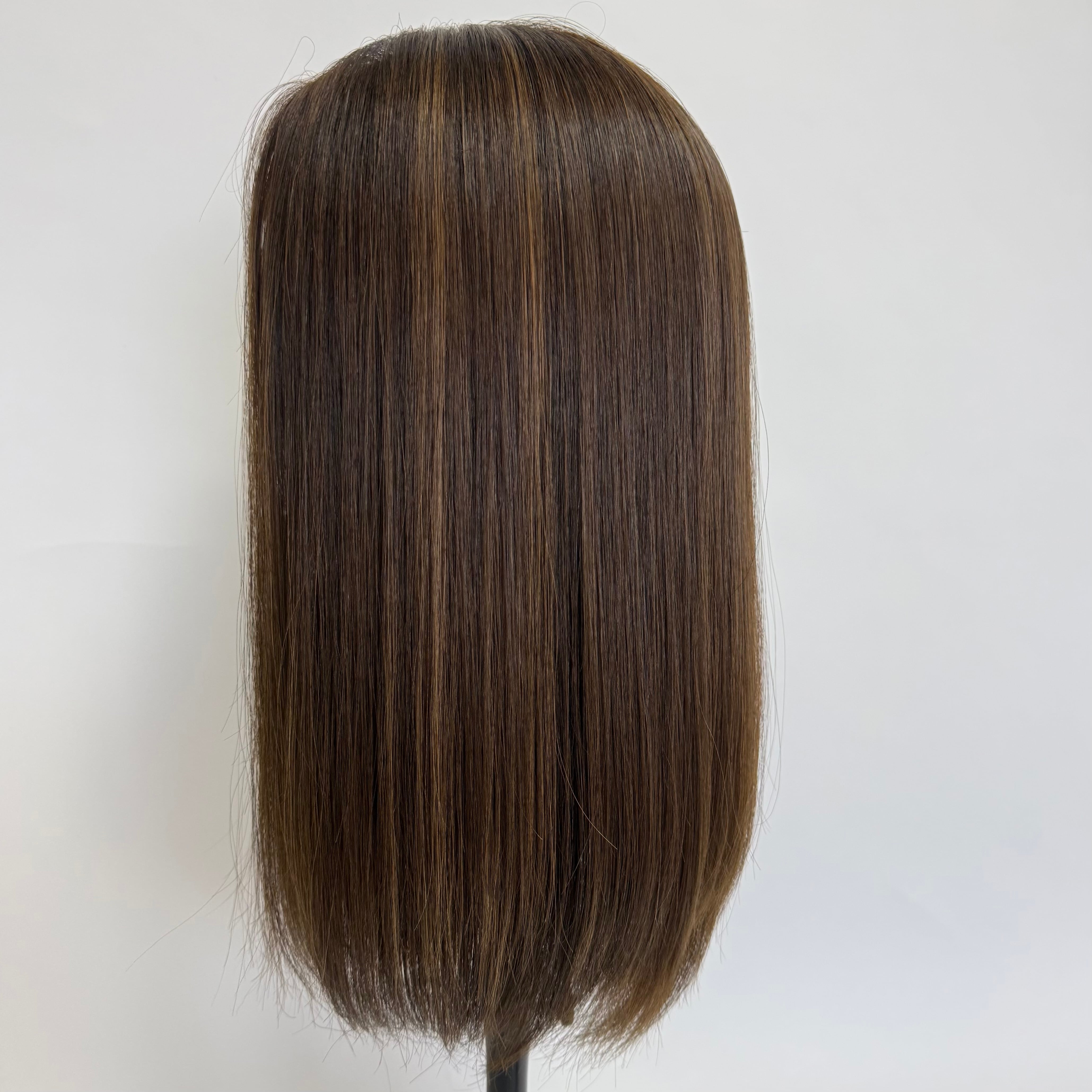 34番 あまんだ ヘアピース 未カット バージンヘア100% | 百合子ウィッグ