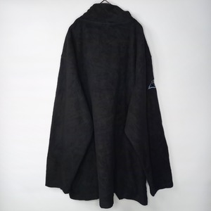 90s　NFL　ハーフジップ　フリース　アノラック　パンサーズ　刺繍ロゴ　裏起毛