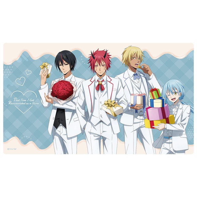 【4571576723601受注生産】転生したらスライムだった件 【描き下ろし】ラバーマット（ホワイトデーver.）