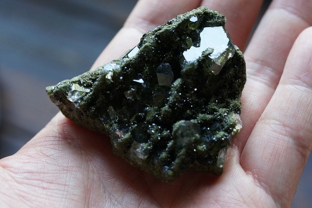 トルコ産エピドート / クォーツ (D) Epidote / Quartz