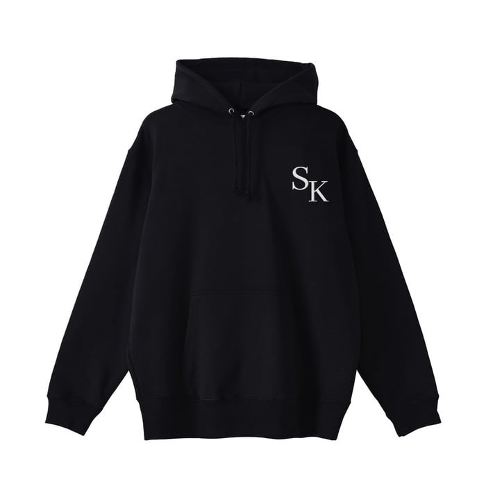 BMᏚGロゴ入り黒フードパーカー パーカー スターロゴパーカー Black | 国内アパレルブランド