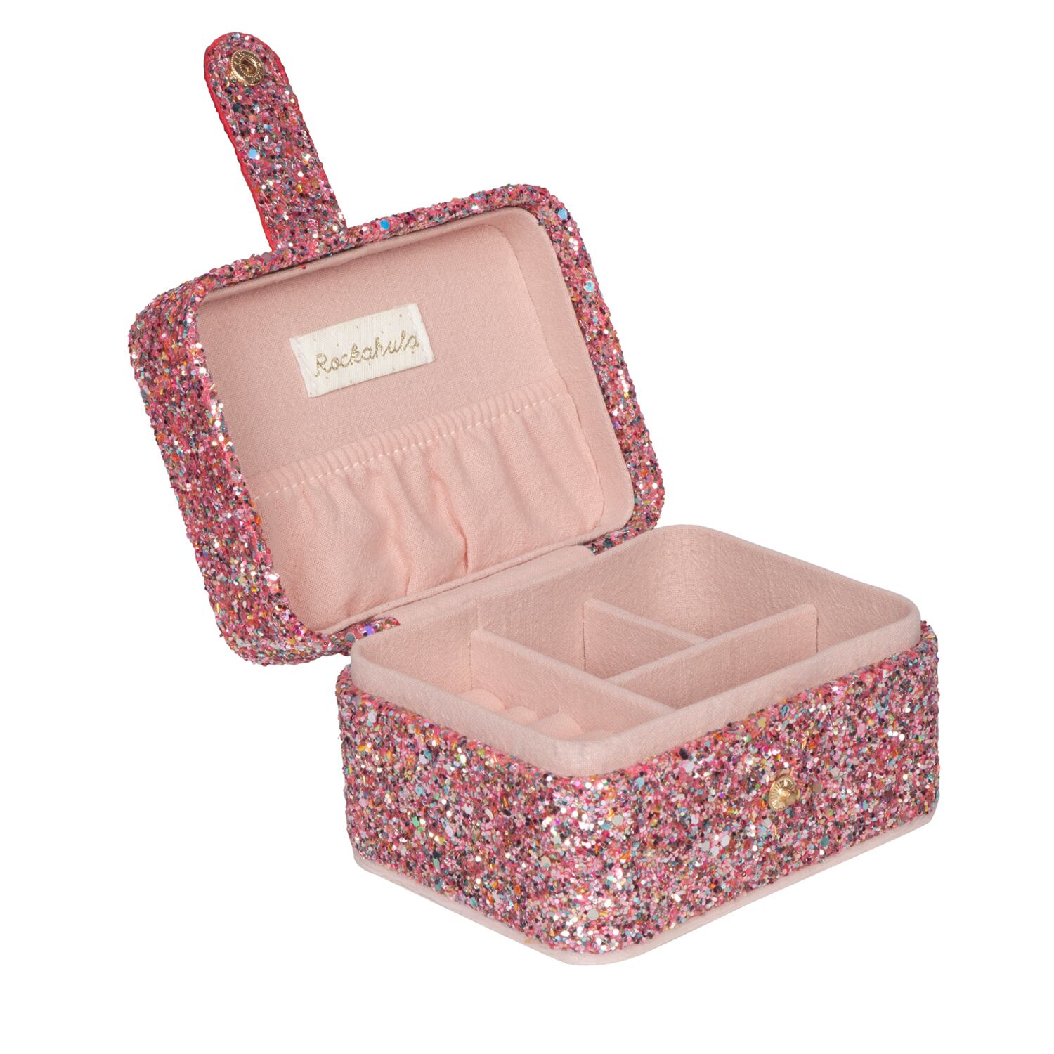 JB220P-Confetti Glitter Jewellery Box-MULTI