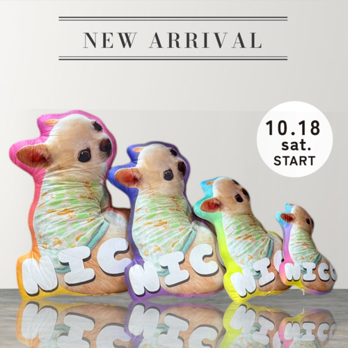 うちの子 もふもふシルエットクッション♡50cm