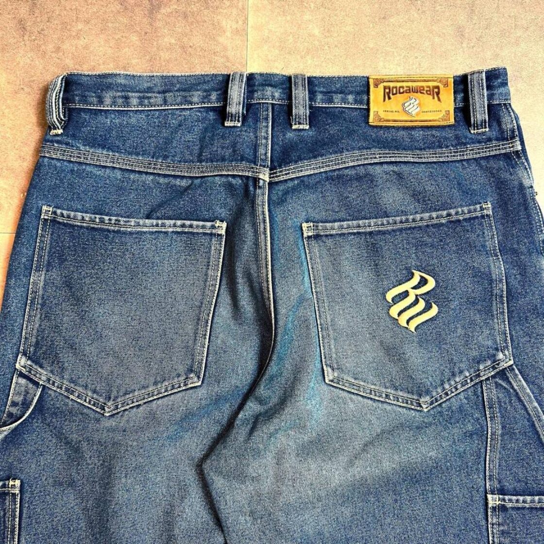 00s ロカウェア デニムペインターパンツ 36 Rocawear ストリート 