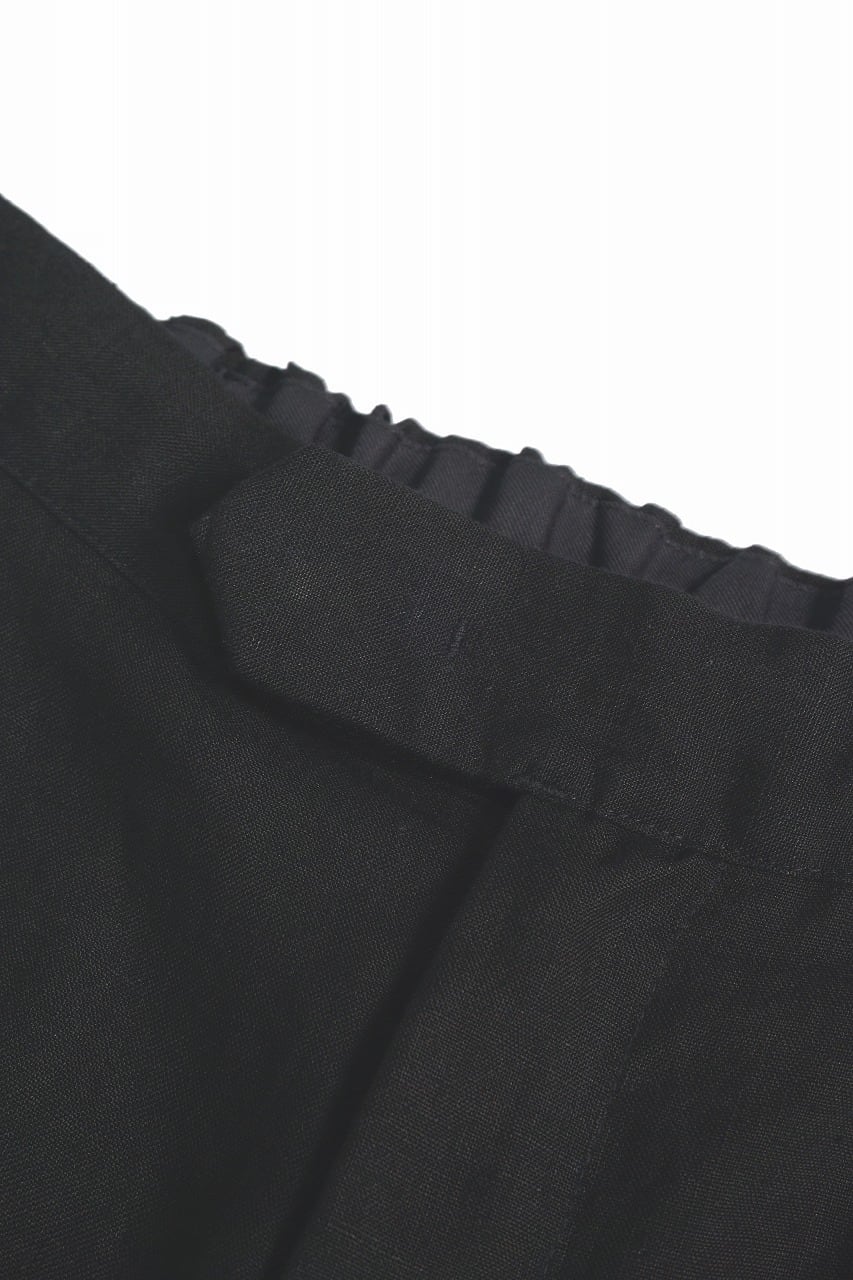 Belgium Linen High-Density Wide Pants