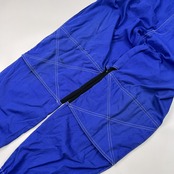 希少 レア YAMAHA ヤマハ TEAM YAMAHA RACING つなぎ メカニック スーツ 作業服 ツナギ L /ブルー/ビンテージ/レーシング/半袖