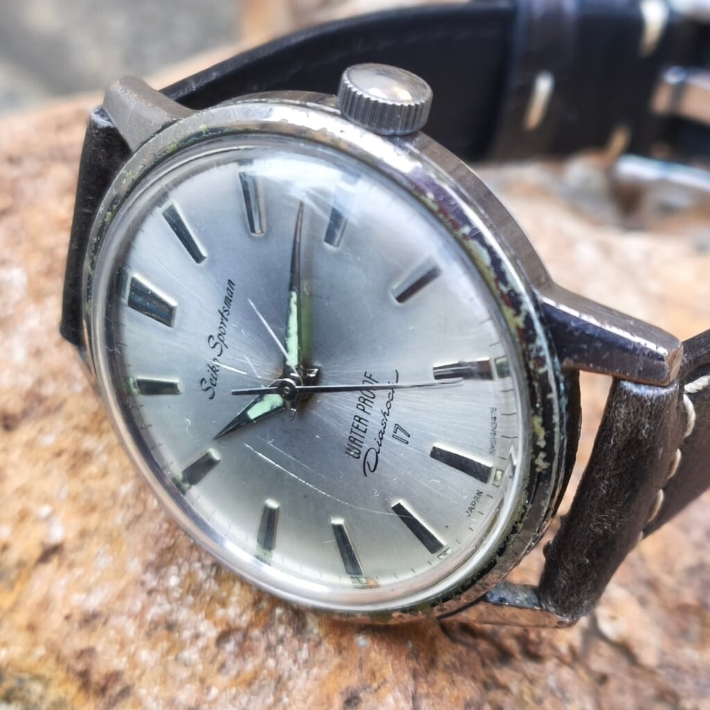 セイコースポーツアンティーク ビンテージ 手巻SEIKO ガムランボールビーズ Sportsman】【14091】SEIKO/セイコー スポーツマンセブンティーン 17石