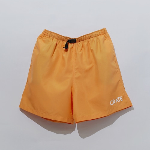 CRATE URBAN LOGO SHORTS ORANGE