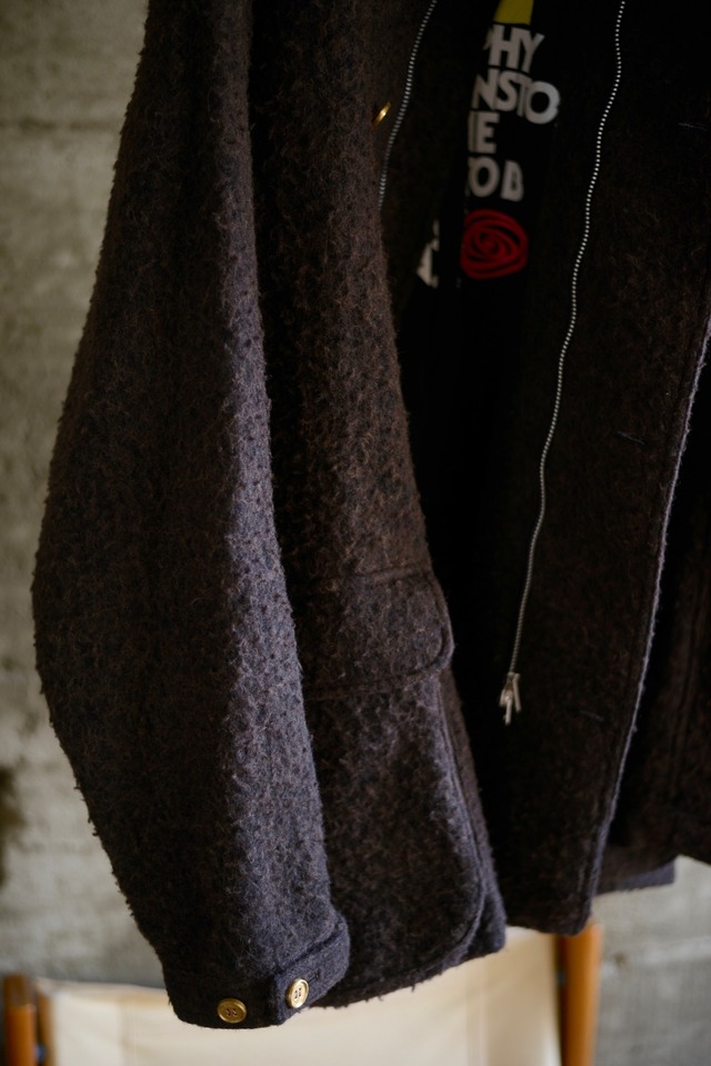 blackbird / motorcycle half coat  fabric by Lyria (brown)