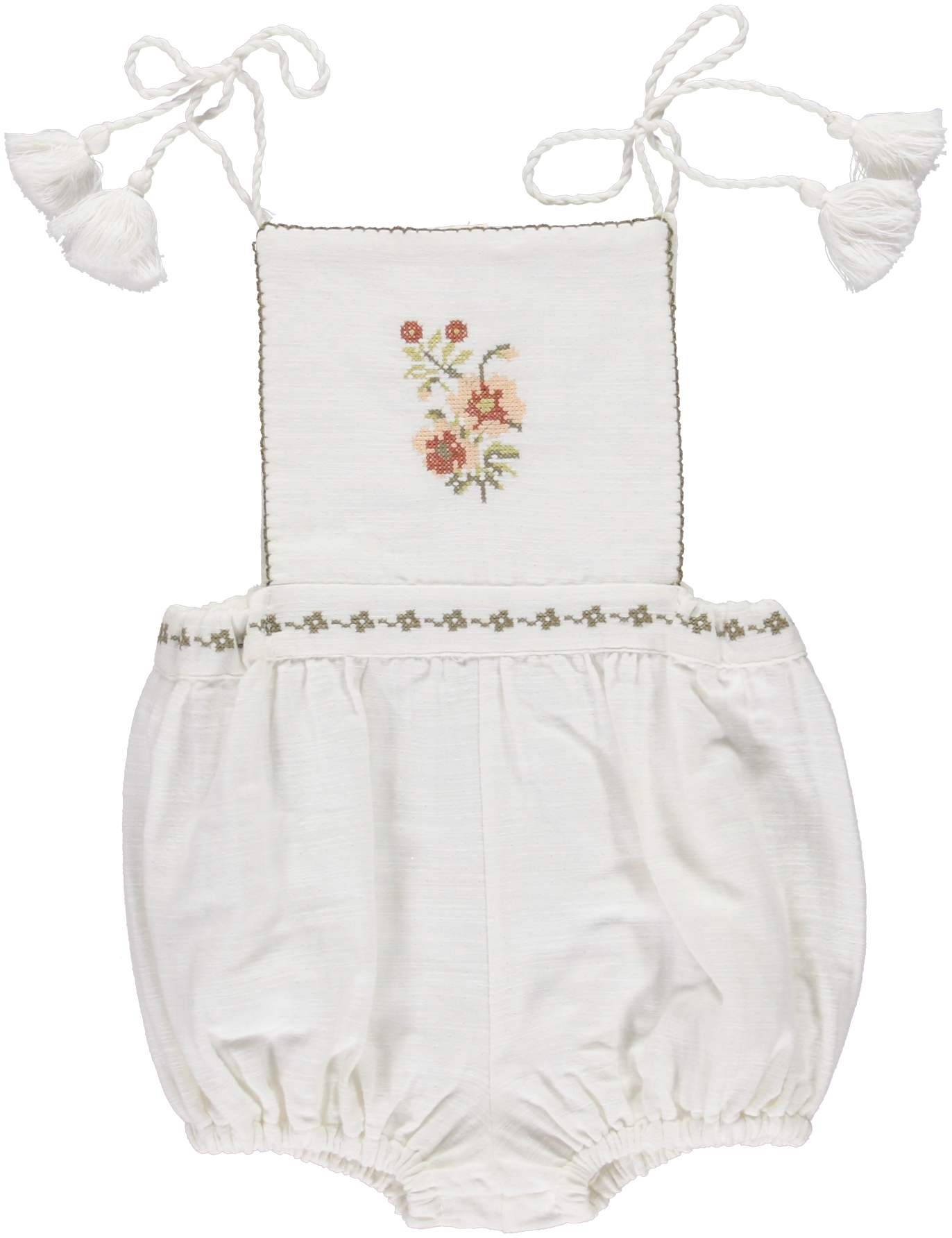 【liilu】 Folk Romper 12m ロンパース