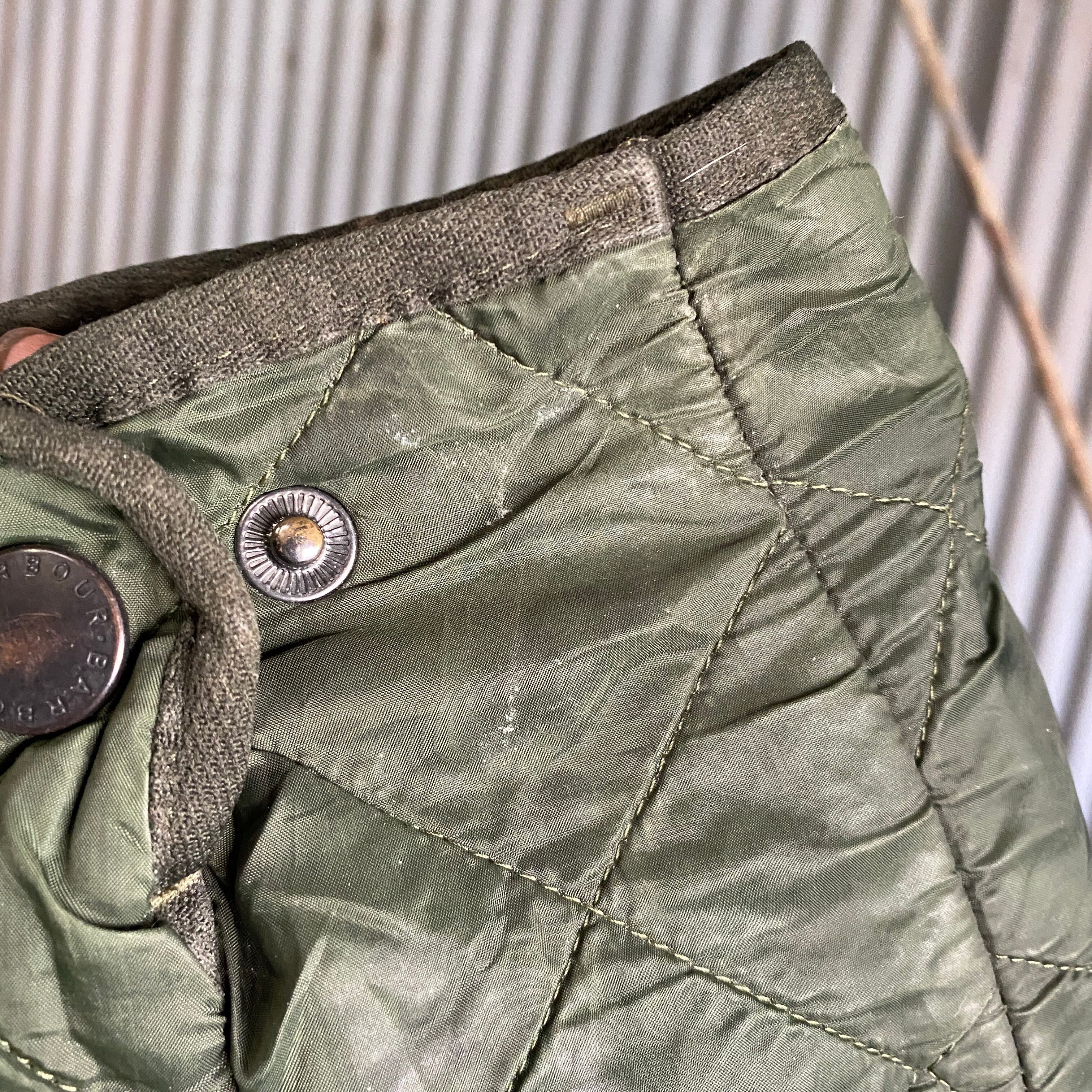 イングランド製 90年代 Barbour バブアーナイロン キルティング