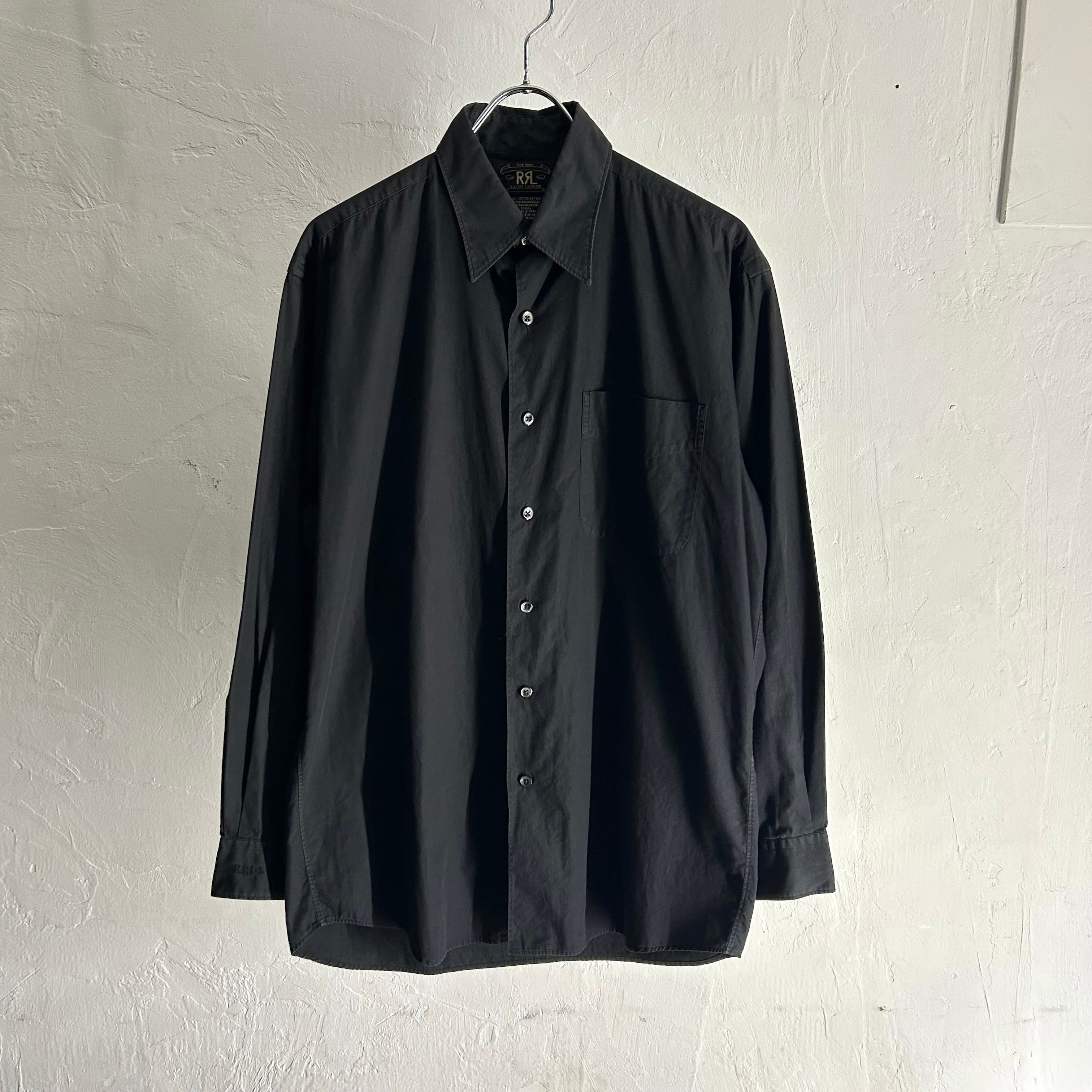 90s RRL Cotton Plain Shirt