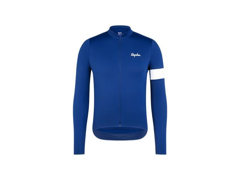 Rapha メンズ コア サーマル ロングスリーブジャージ Mサイズ ラファ Core サーマル ロングスリーブ ジャージ ネイビー Mサイズ