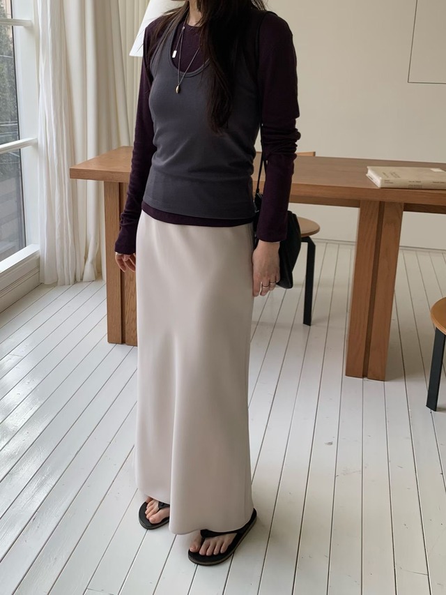 (予約) fl lanel / Mine banding skirt 2color