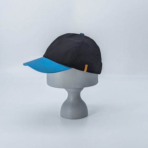 BD-BE205 Cotton 2-tone Cap - BLK/TBL