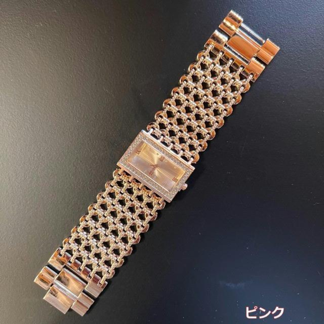 TOPANGA Accessory　ドレスアップメッシュウォッチ　全2色　ゴールド　ピンク