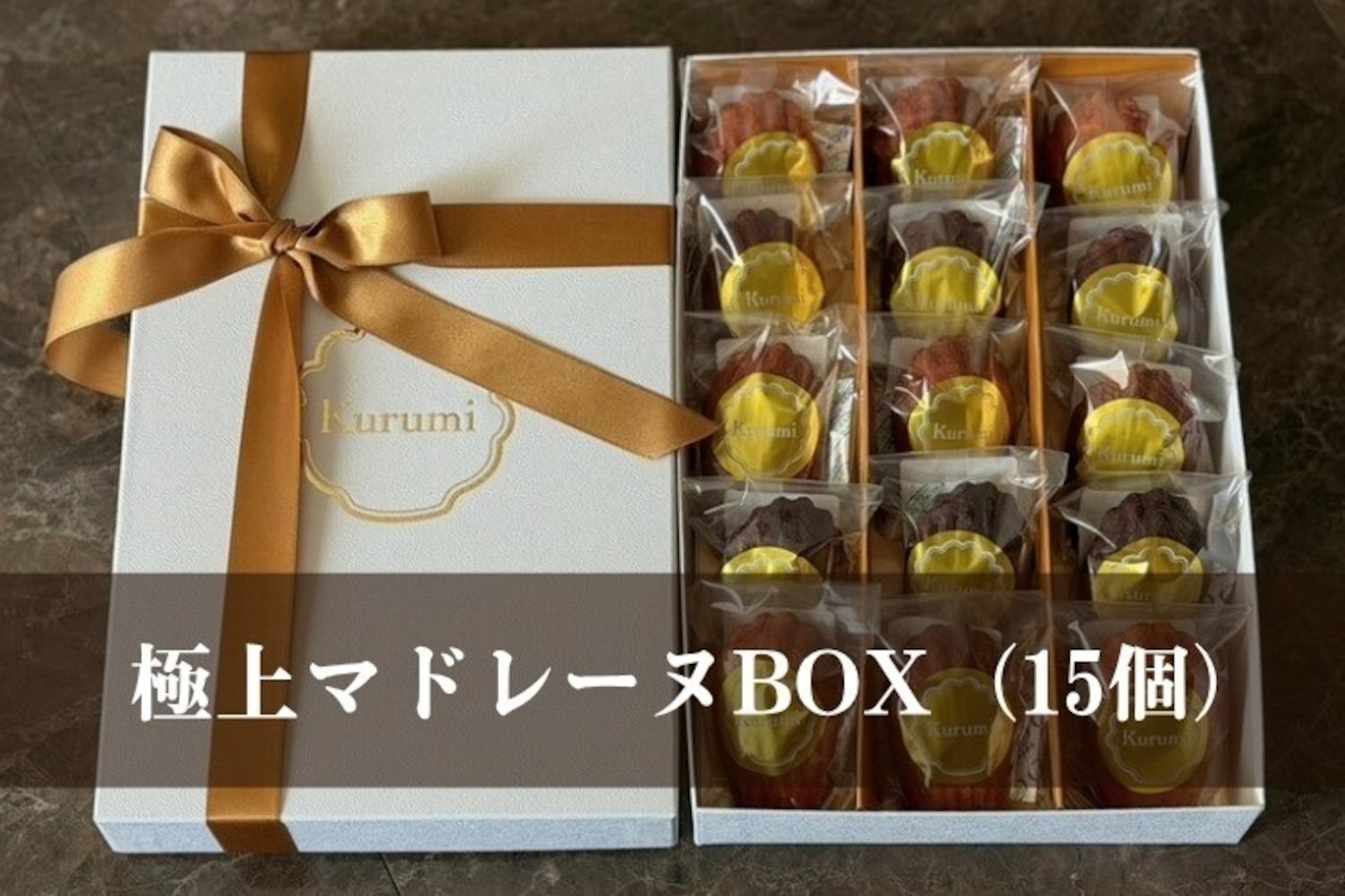 極上マドレーヌBOX(15個)