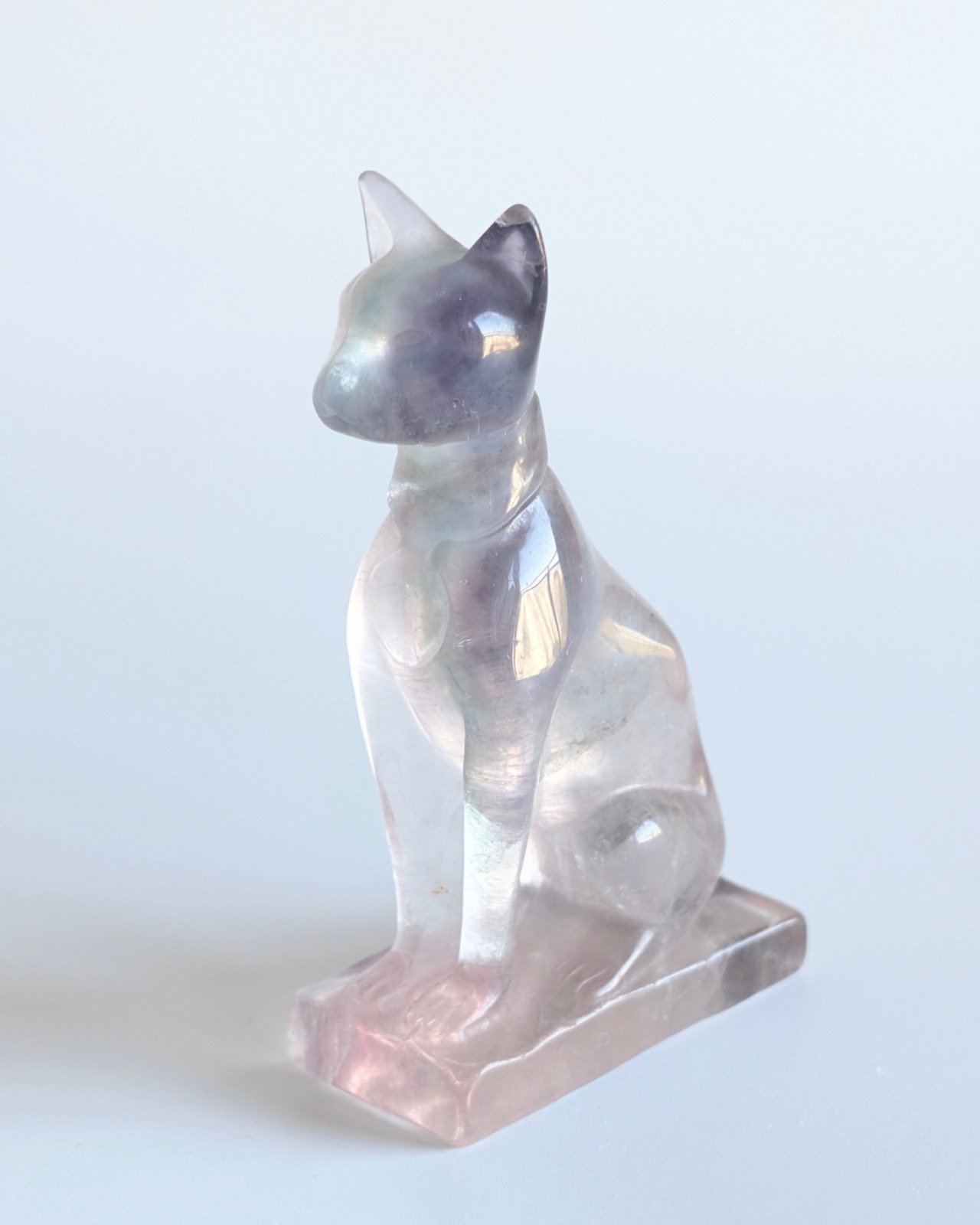 Fluorite フローライト ⭓ スフィンクス猫 ⭔ CARVING