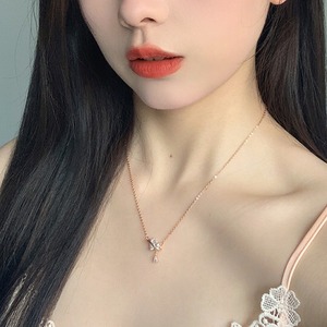 おしゃれ ハート 雫柄 かわいい レディース ネックレス