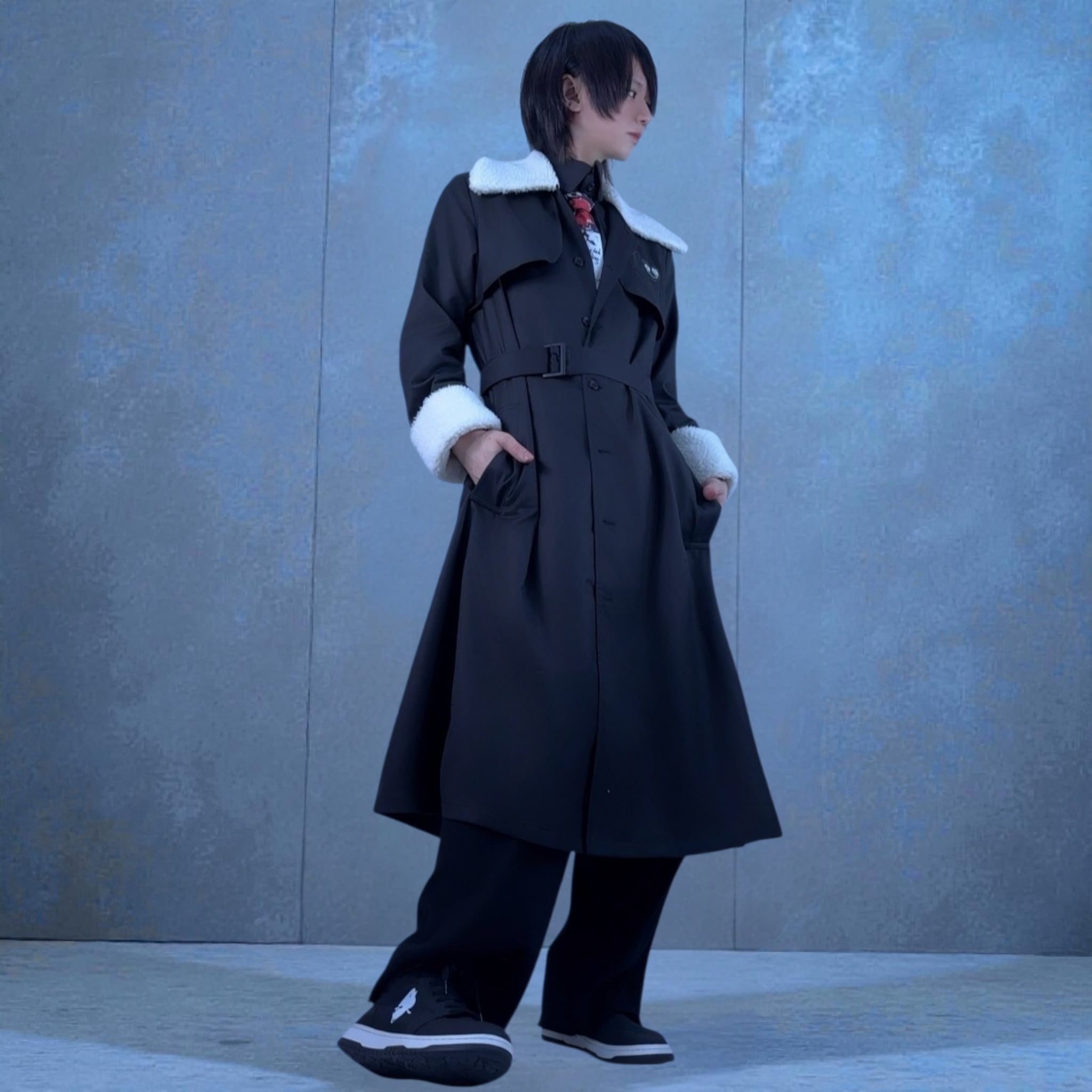 UNISEX LIGHT LONG BROWN COAT | NIER CLOTHING NieR UNISEX LIGHT 