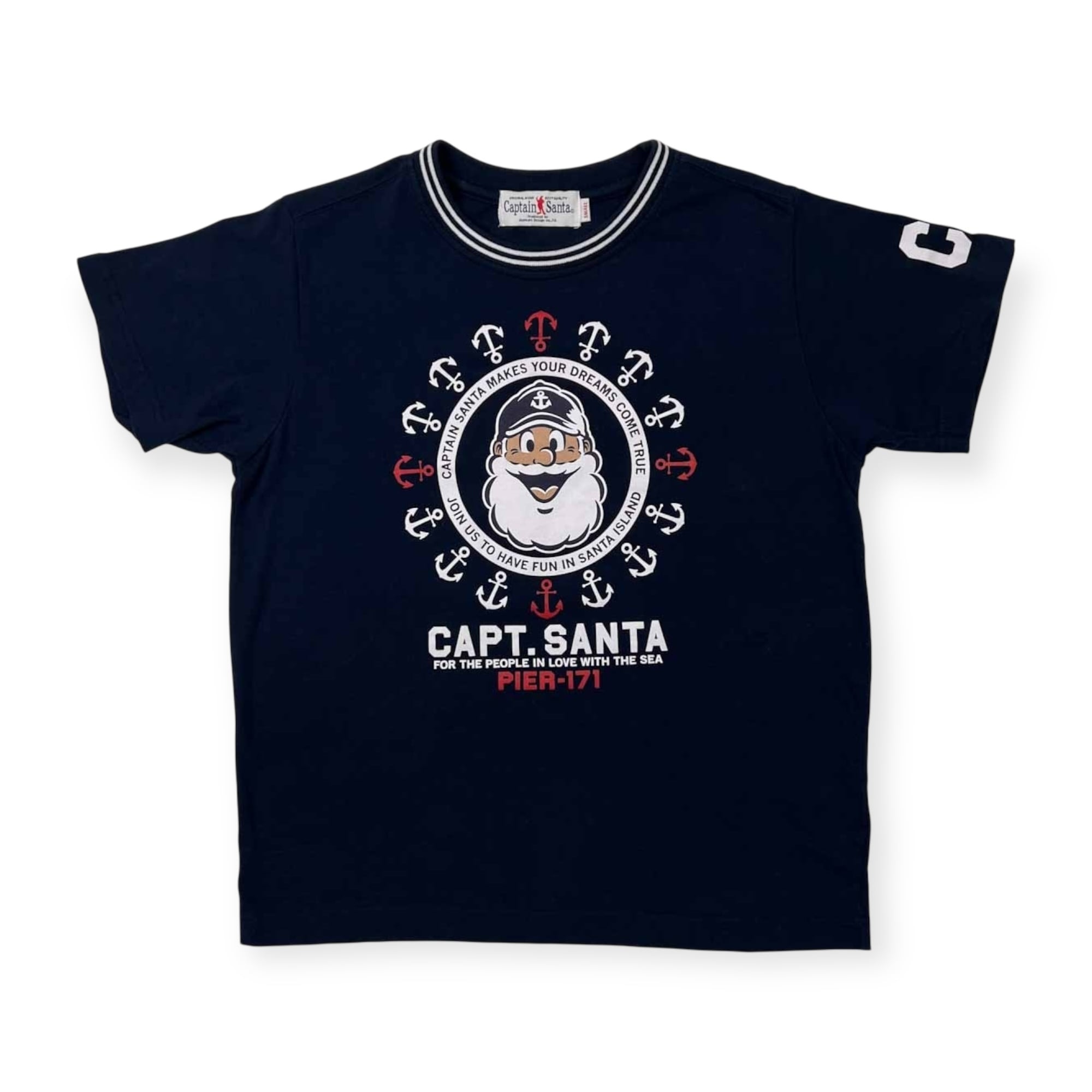 CAPTAIN SANTA キャプテンサンタ BIGロゴプリント 半袖Tシャツ サイズ