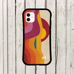 iPhoneケース 波 北欧レトロポップ｜ミッドセンチュリー柄 NOR112