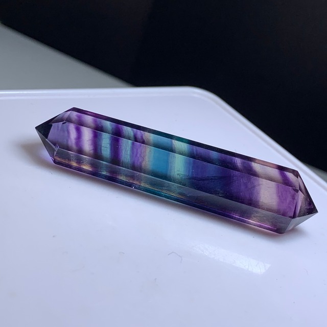 D3.透明☆グラデーションフローライト ダブルターミネーテッド