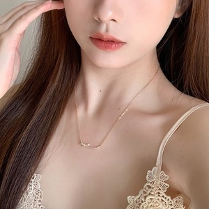 おしゃれ リボン 結び目 高級感 プレミアム ネックレス