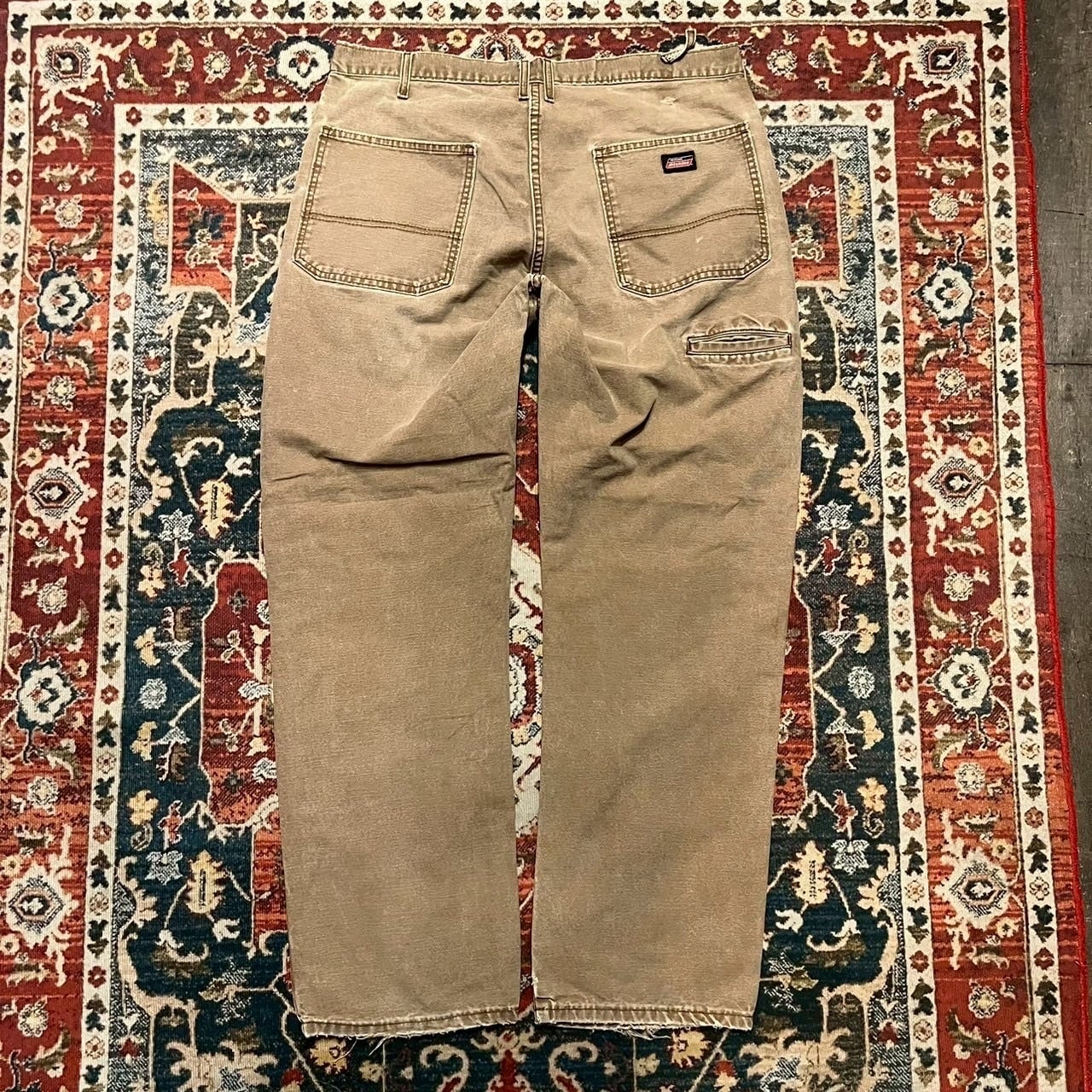 00s Dickies ペインターパンツ ワークパンツ ブラック ペイント W36