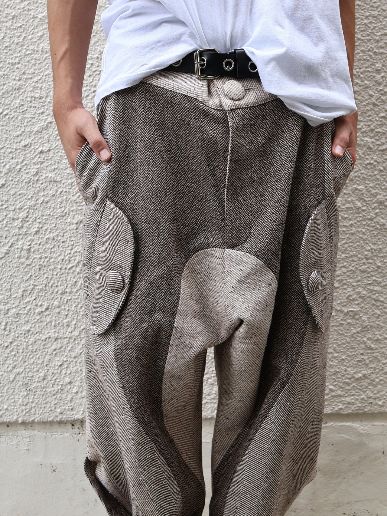 【26aw/joone joonam】herringbone adventure pants