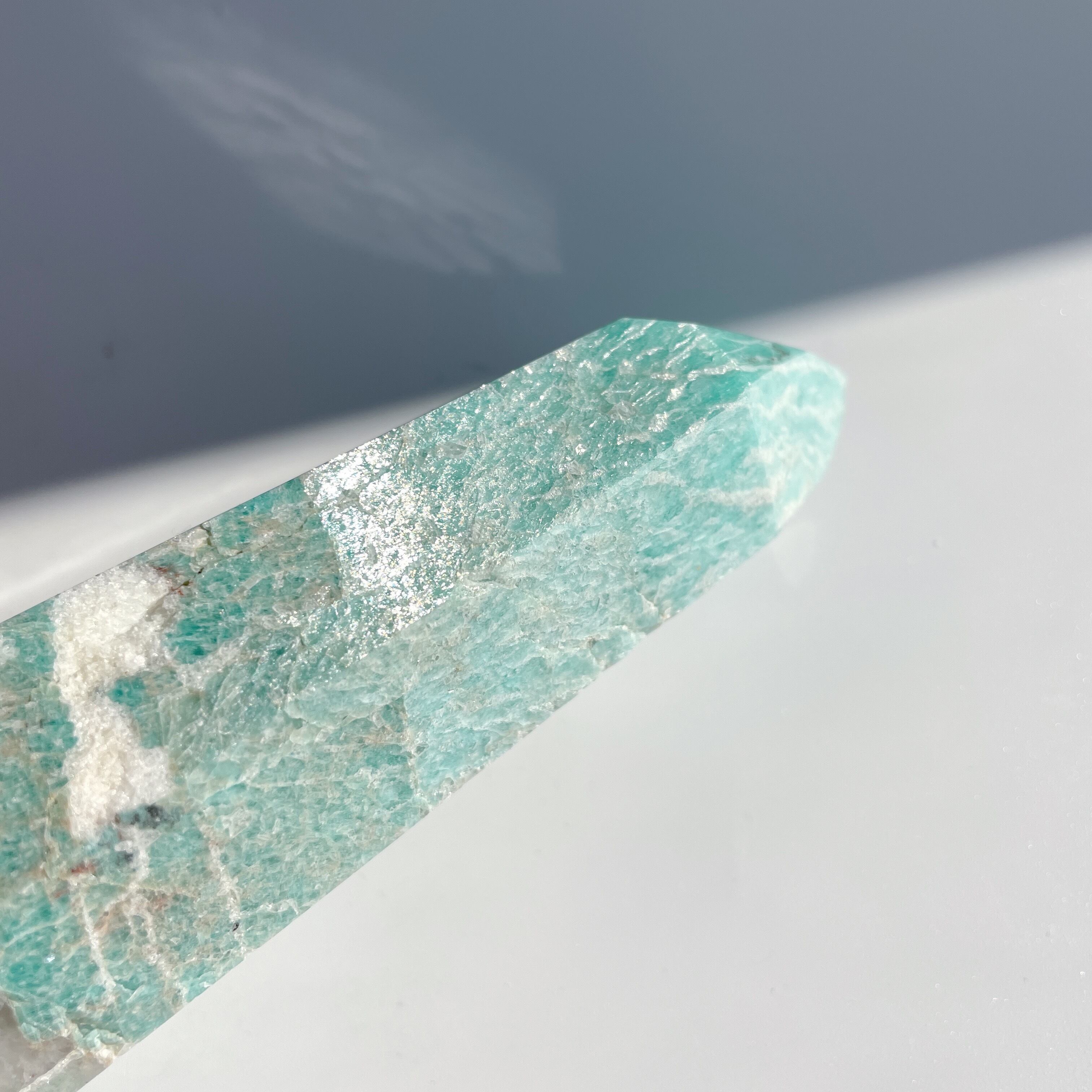 アマゾナイト タワー型09◇Amazonite◇天然石・鉱物・パワーストーン