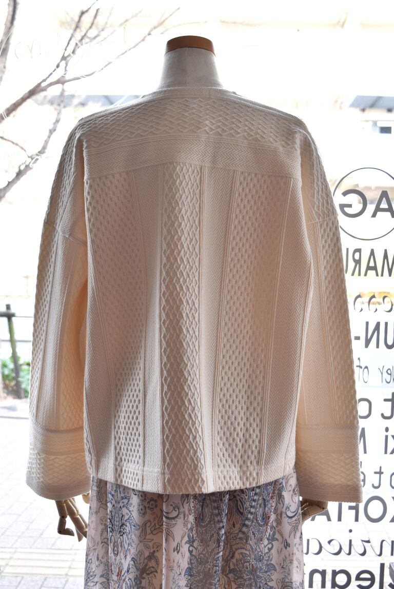 Porter des boutons(ポルテデブトン) 25S/S マルチジャガード Porter des boutons(ポルテデブトン) 25S/S マルチジャガード